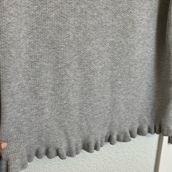 Ann Taylor Long Sleeve Gray Sweater - Picture 4 of 5